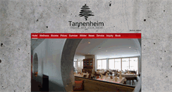 Desktop Screenshot of hotel-tannenheim.com